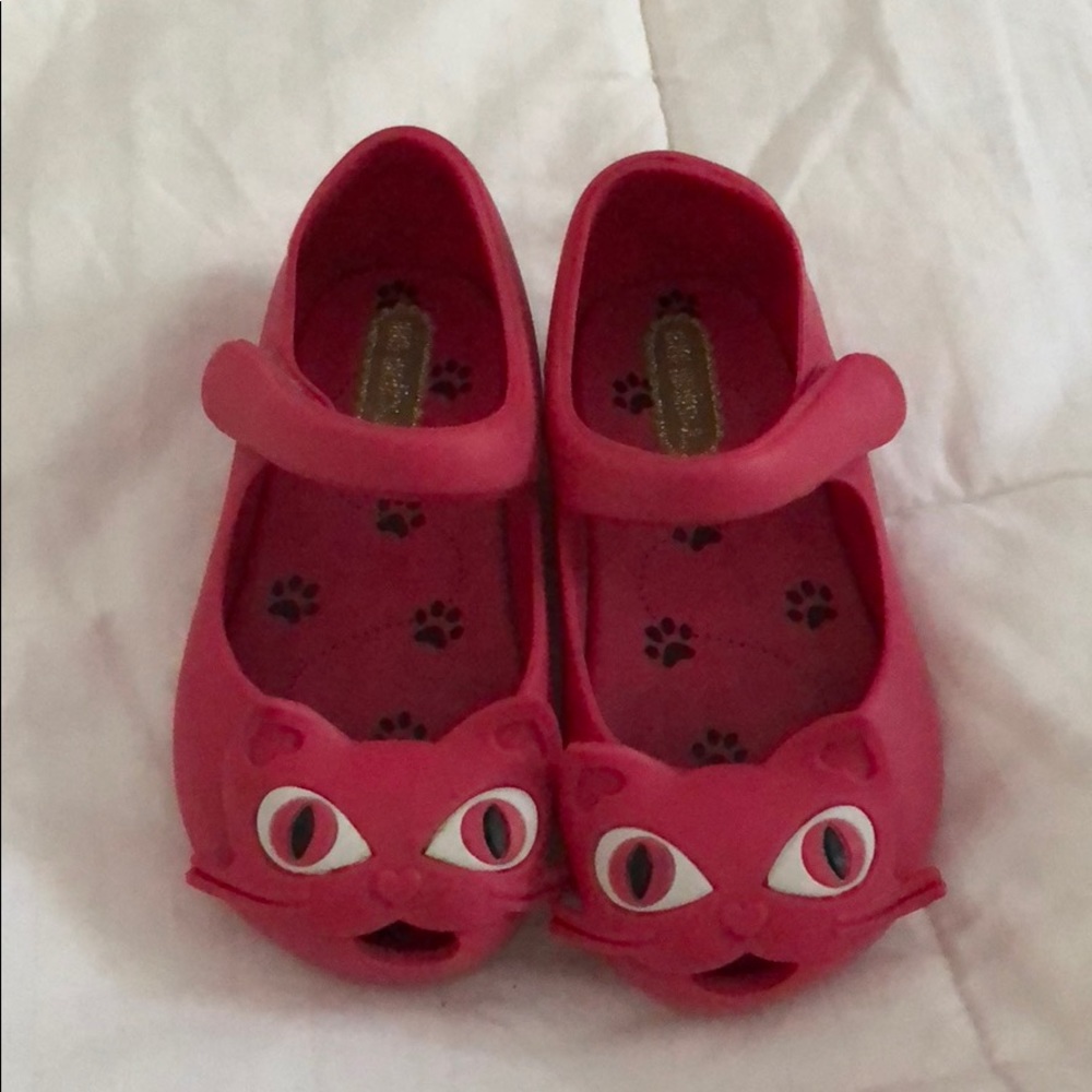Mini Melissa Pink Cat - Size 7 - Picture 1 of 5